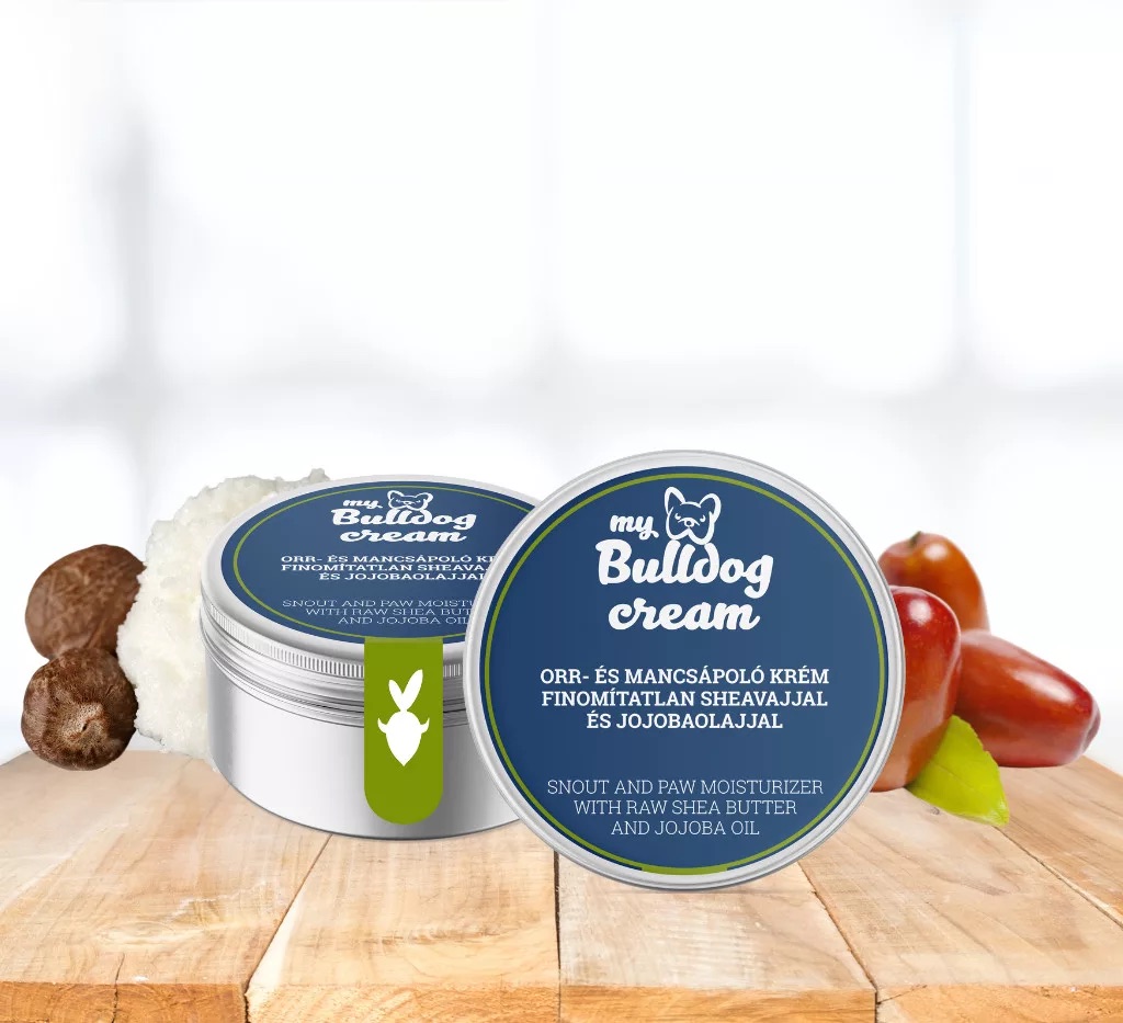 My Bulldog Cream - orr- és mancsápoló krémek - Finomítatlan sheavaj jojobaolajjal My Bulldog Cream - orr- és mancsápoló krémek - Finomítatlan sheavaj jojobaolajjal