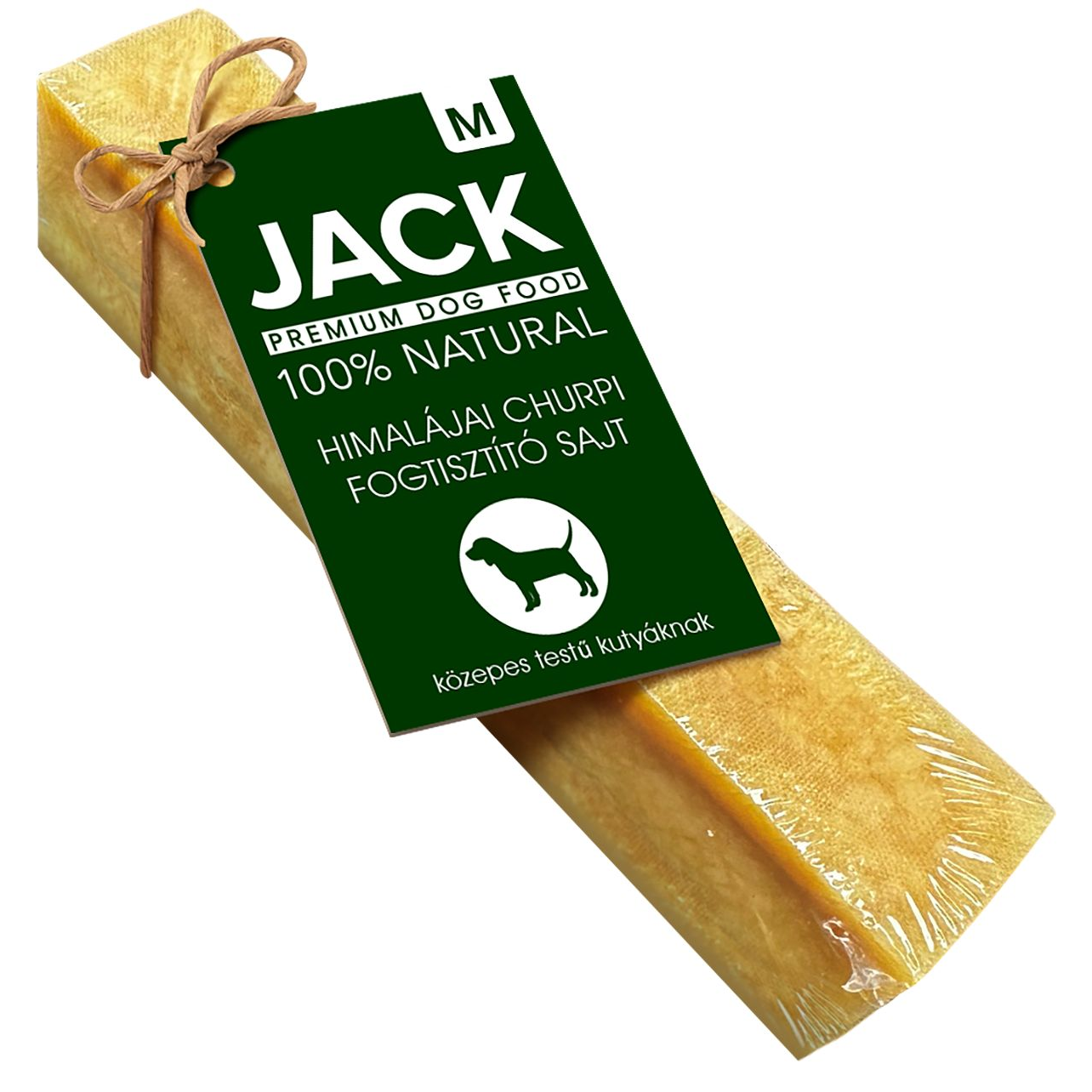 JACK HIMALÁJAI CHURPI FOGTISZTÍTÓ SAJT KUTYÁKNAK 100% NATURAL - M MÉRET
