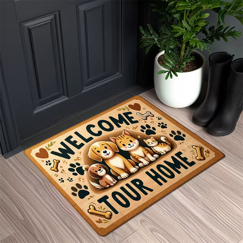 Lábtörlő - welcome tour home
