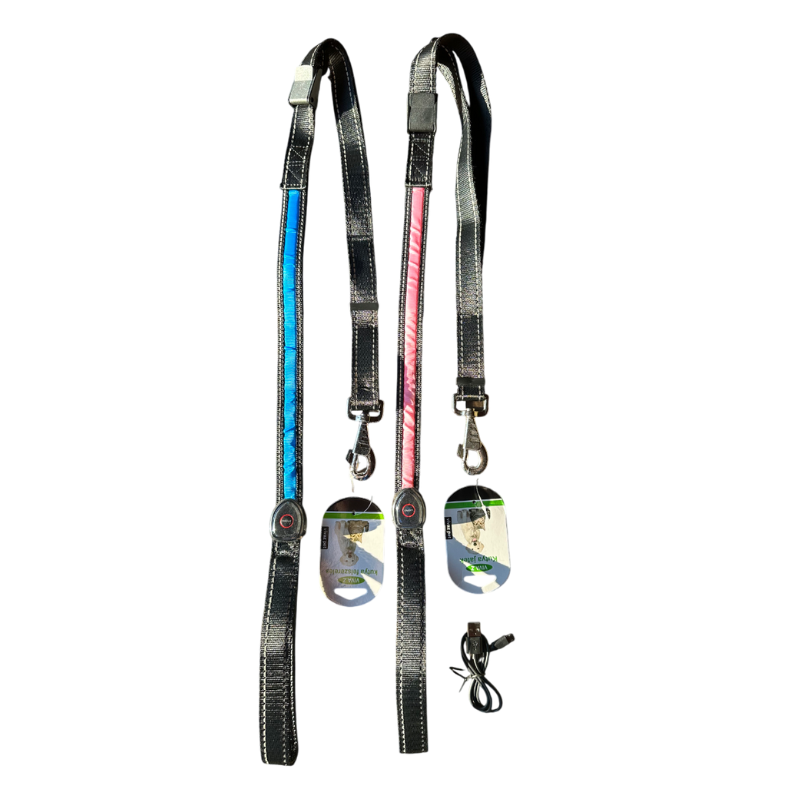 Világítós kutyapóráz 115 cm