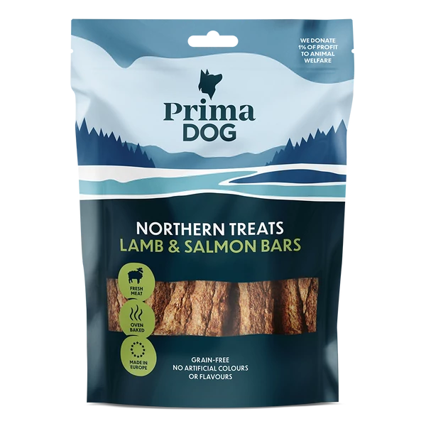 PrimaDog kutya jutalomfalat bárány lazac 80g